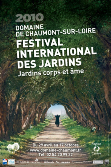 Affiche Jardins corps et âme Festival International des Jardins 2010 Chaumont-sur-Loire